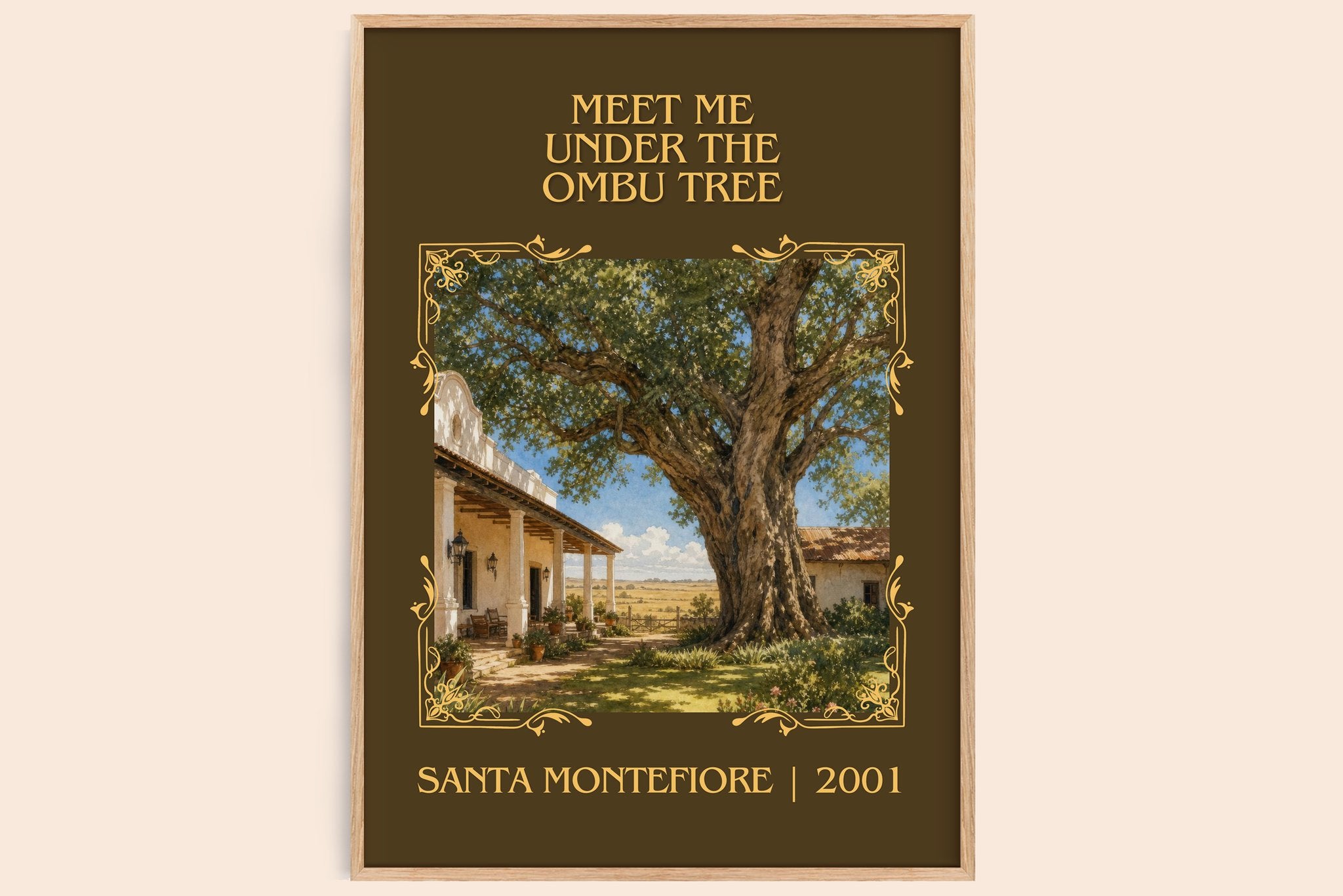 Meet Me Under the Ombu Tree Classic Book Art Print by Santa Montefiore