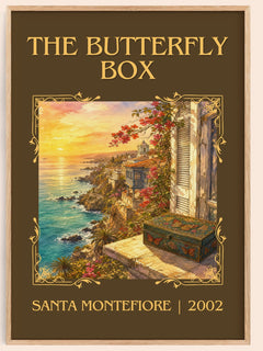 The Butterfly Box Classic Book Art Print by Santa Montefiore – book poster