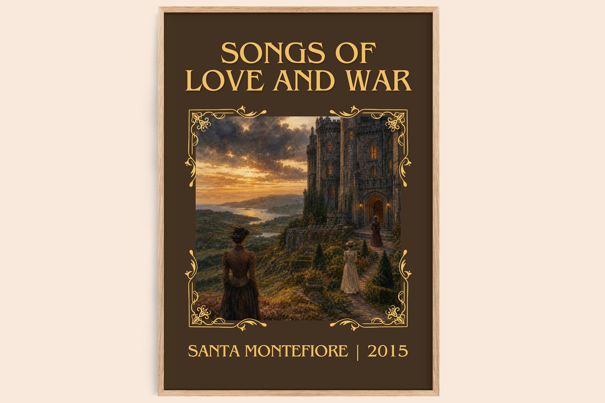 Songs of Love and War Classic Book Art Print by Santa Montefiore