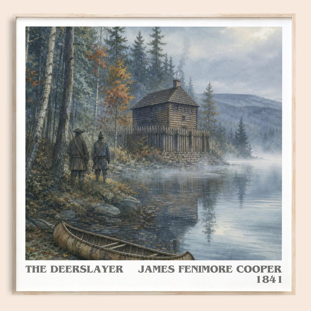 The Deerslayer Literary Art Print by James Fenimore Cooper