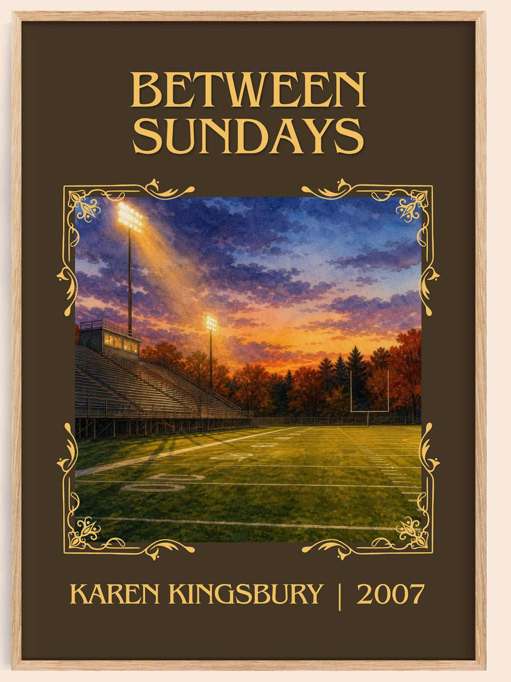 Between Sundays Classic Book Art Print by Karen Kingsbury – book poster