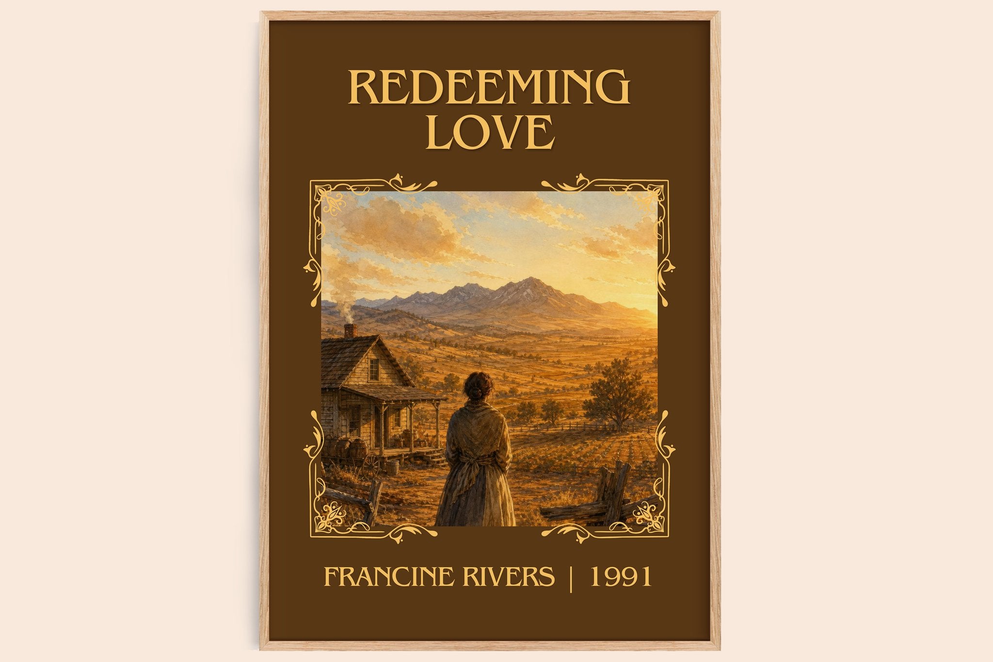 Redeeming Love Classic Book Art Print by Francine Rivers