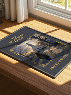 The Atonement Child Classic Book Art Print by Francine Rivers – print on a sunlit desk