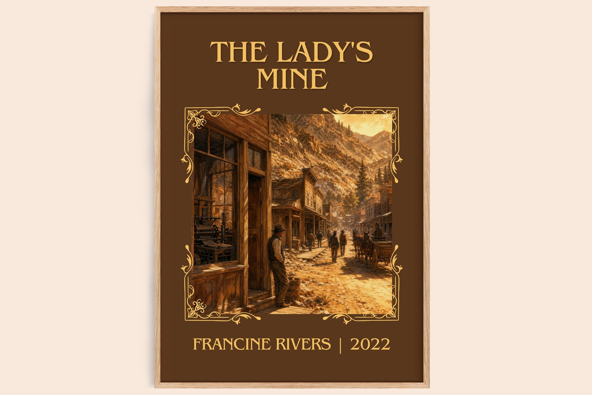 The Lady's Mine Classic Book Art Print by Francine Rivers
