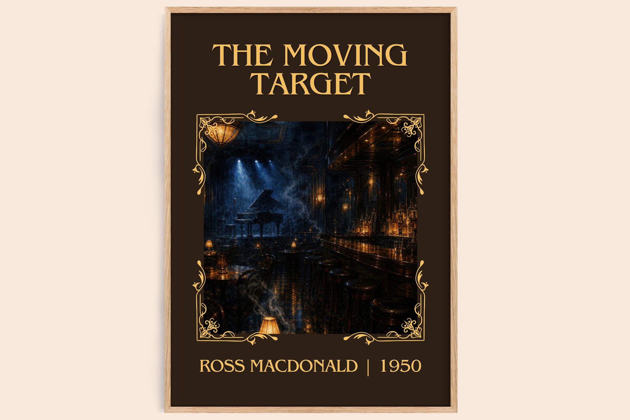 The Moving Target Classic Book Art Print by Ross Macdonald