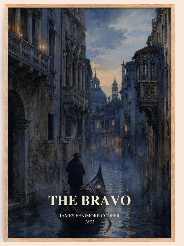 The Bravo Book Watercolour Illustration by James Fenimore Cooper
