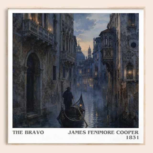 The Bravo Literary Art Print by James Fenimore Cooper