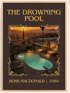 The Drowning Pool Classic Book Art Print by Ross Macdonald – book poster
