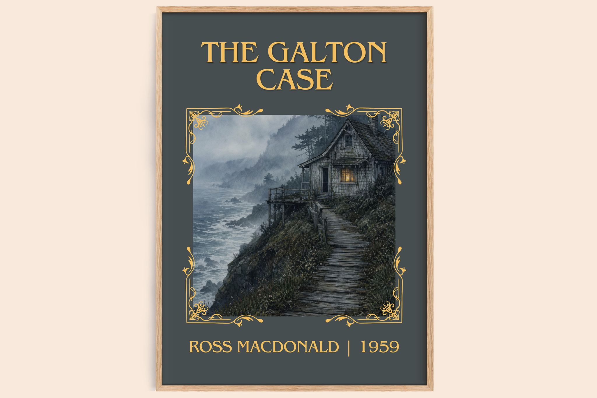 The Galton Case Classic Book Art Print by Ross Macdonald
