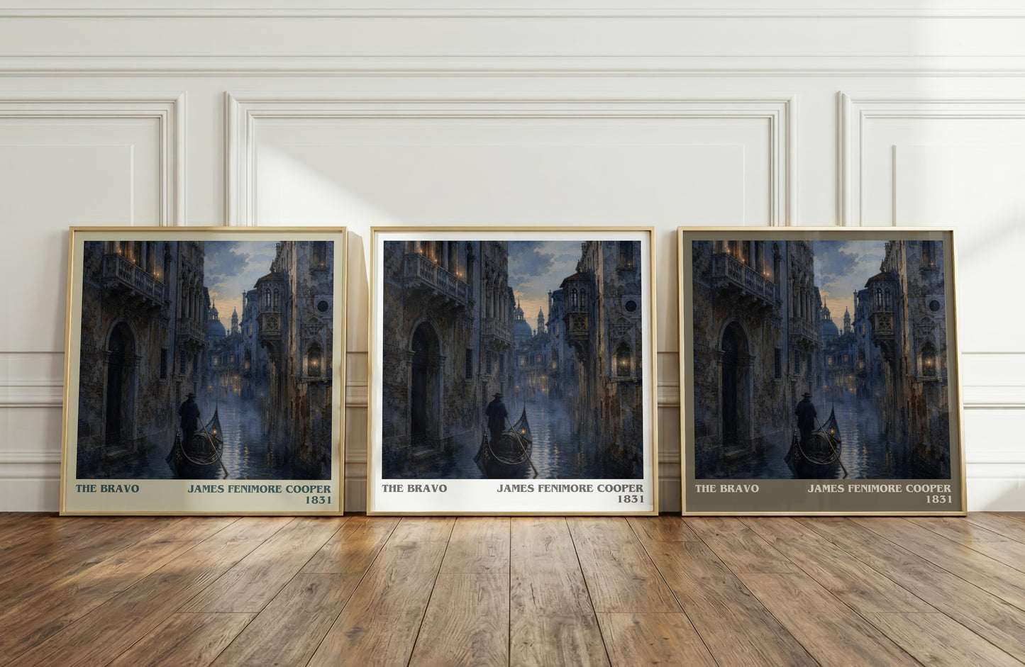 The Bravo literary art print colour and style options – James Fenimore Cooper book art