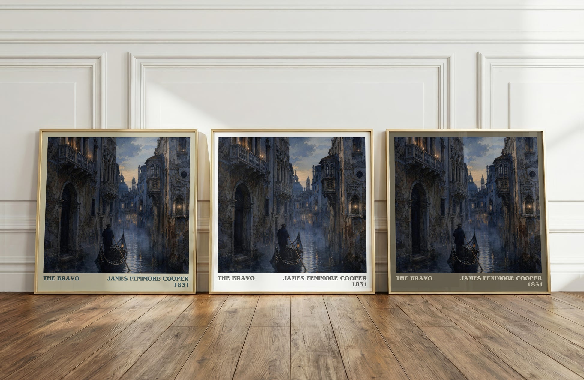The Bravo literary art print colour and style options – James Fenimore Cooper book art