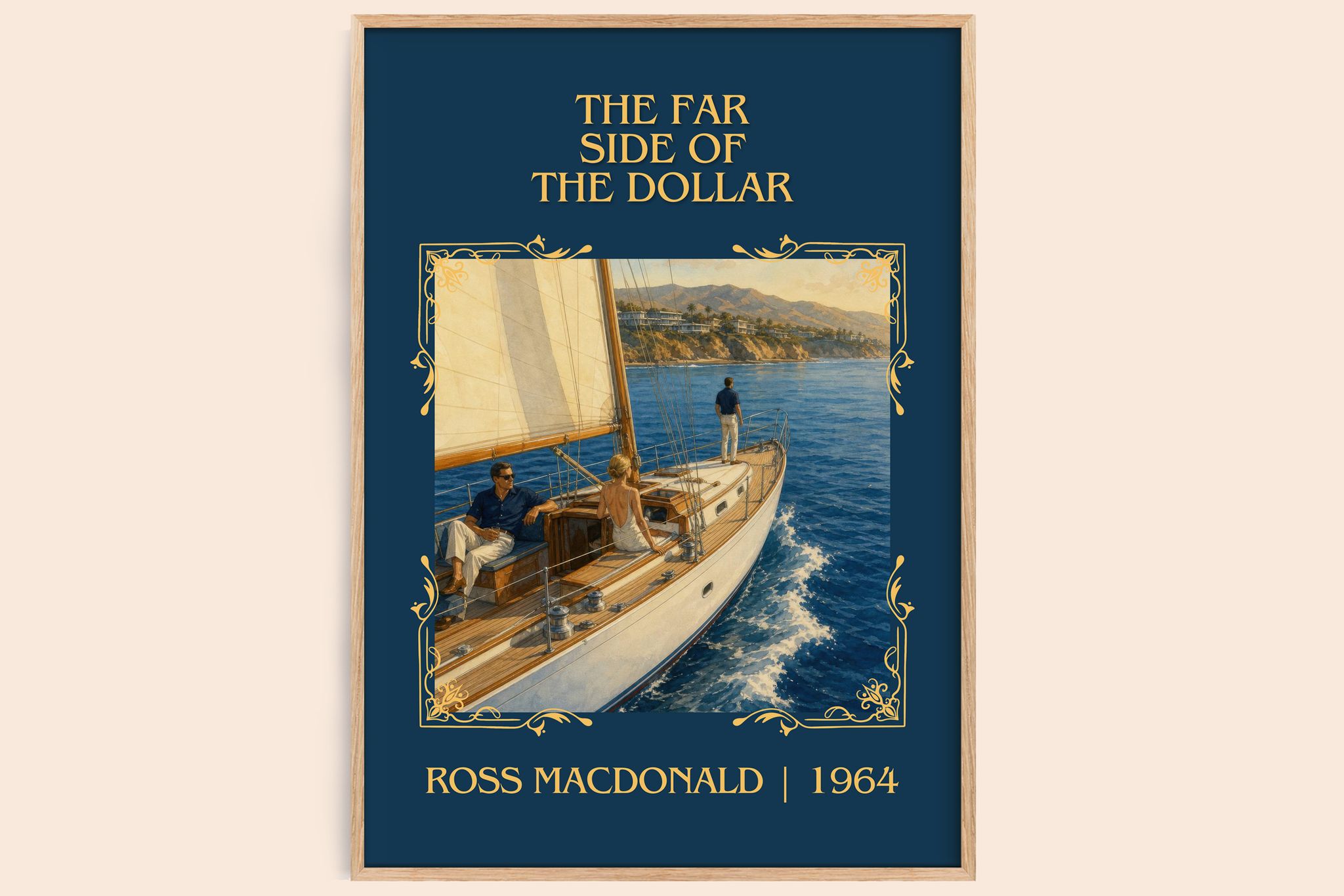 The Far Side of the Dollar Classic Book Art Print by Ross Macdonald