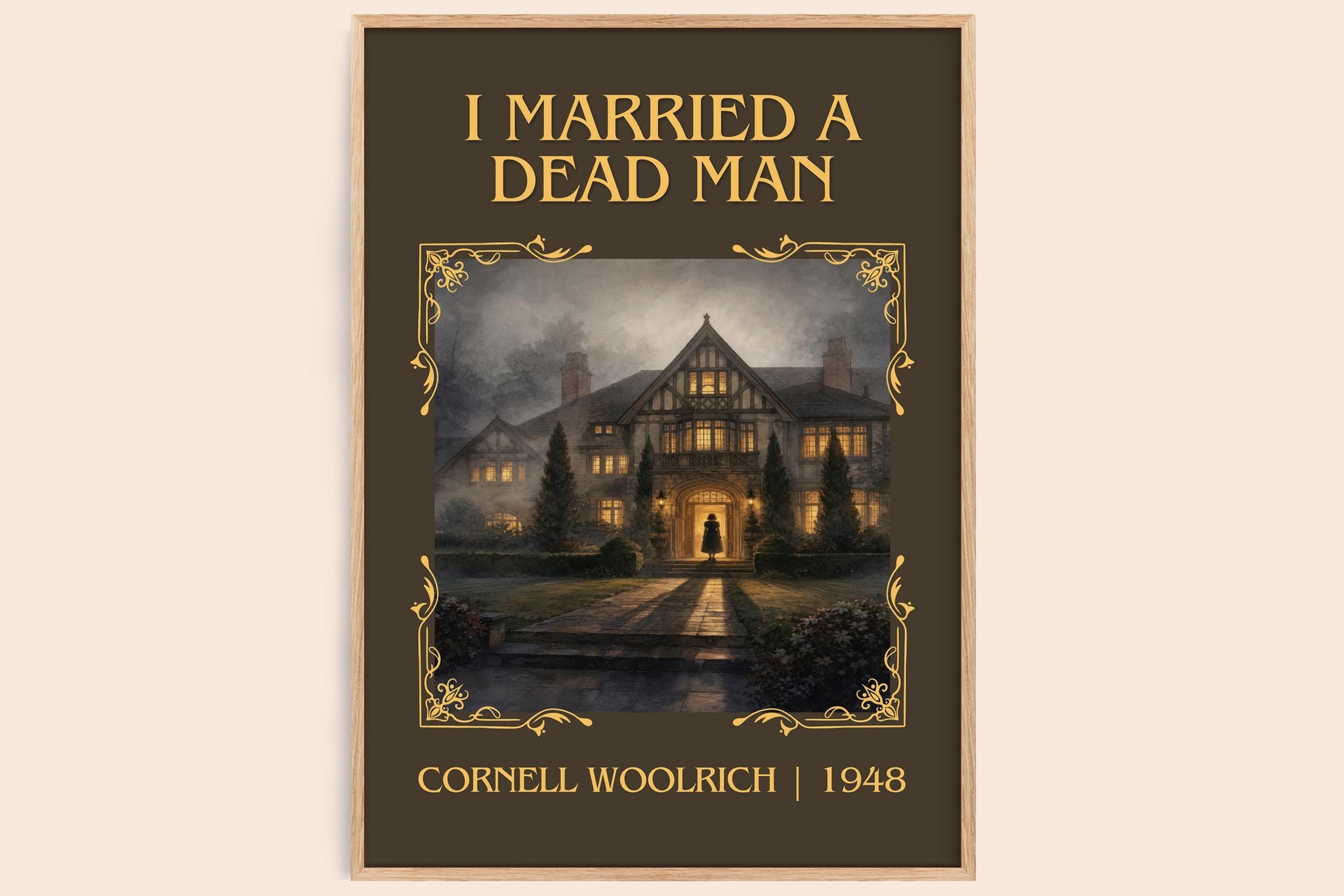 I Married a Dead Man Classic Book Art Print by Cornell Woolrich