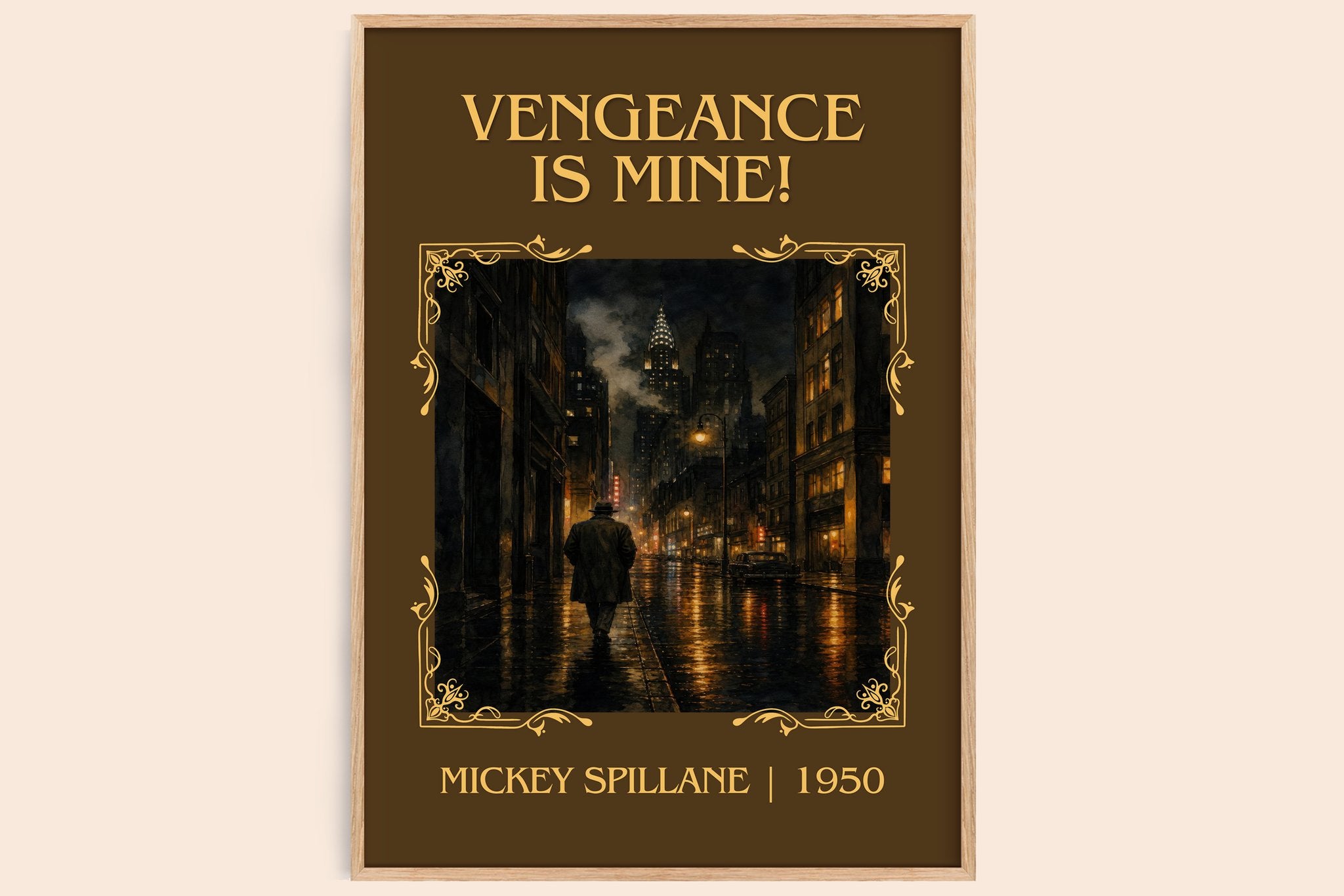 Vengeance Is Mine! Classic Book Art Print by Mickey Spillane