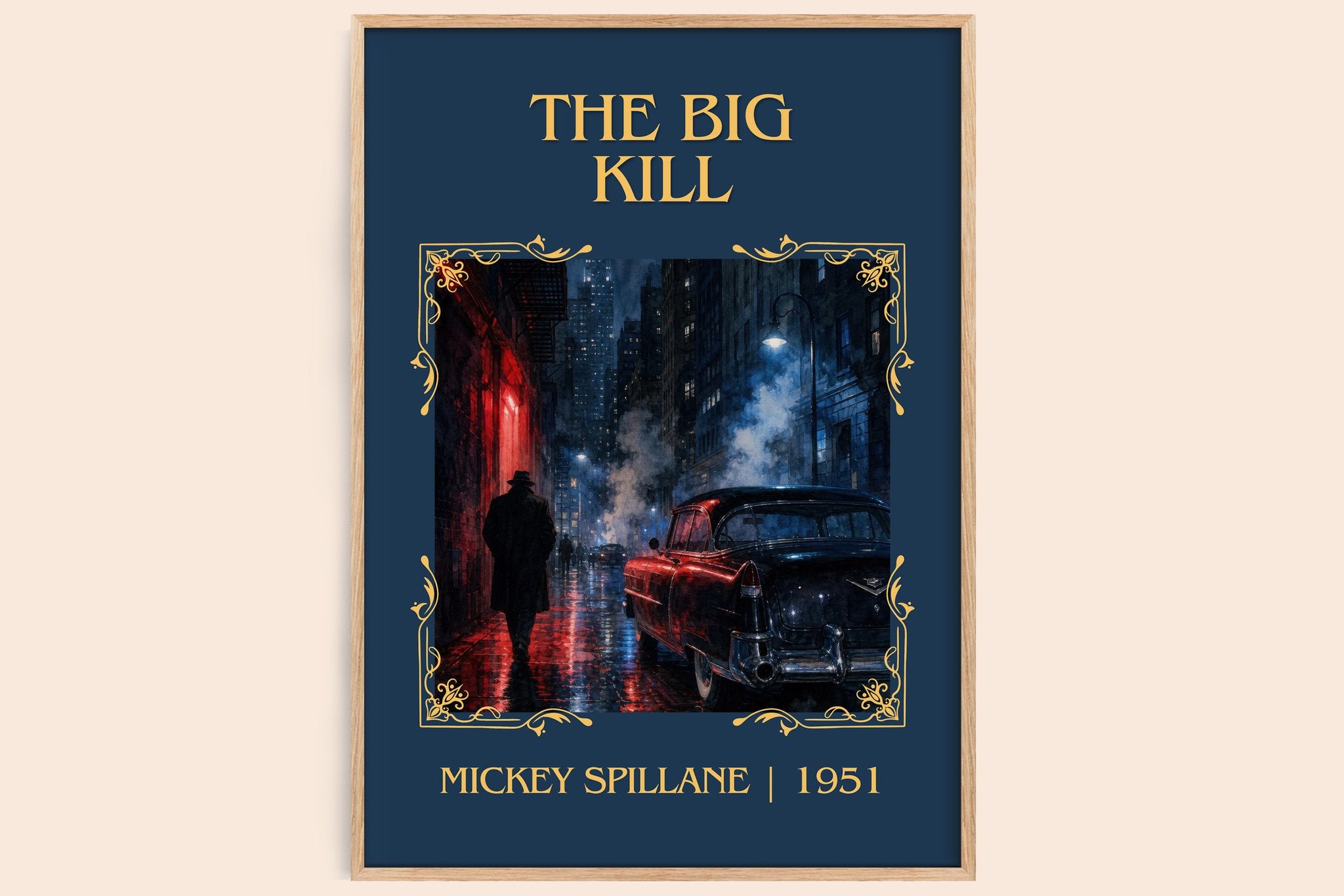 The Big Kill Classic Book Art Print by Mickey Spillane