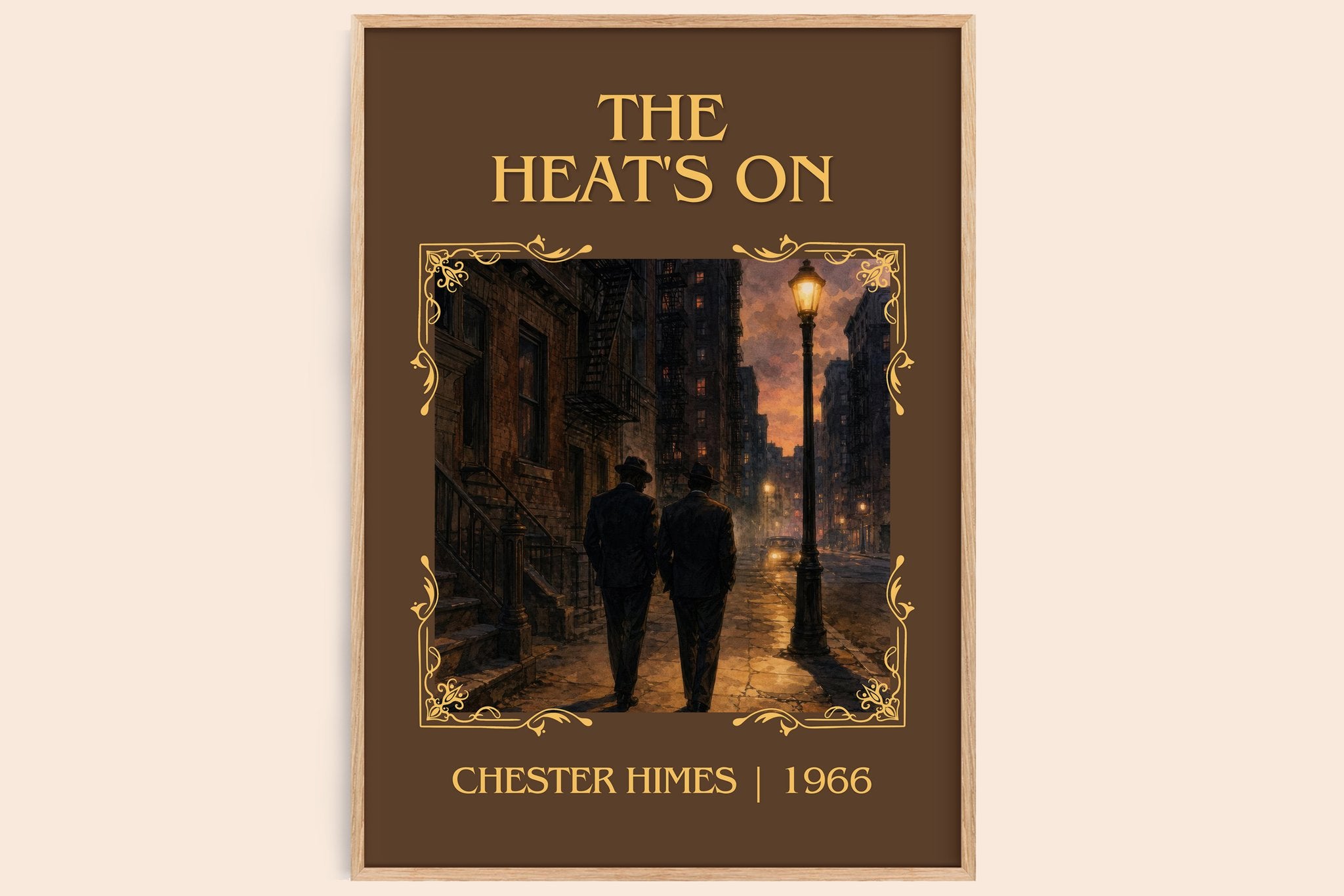 The Heat's On Classic Book Art Print by Chester Himes