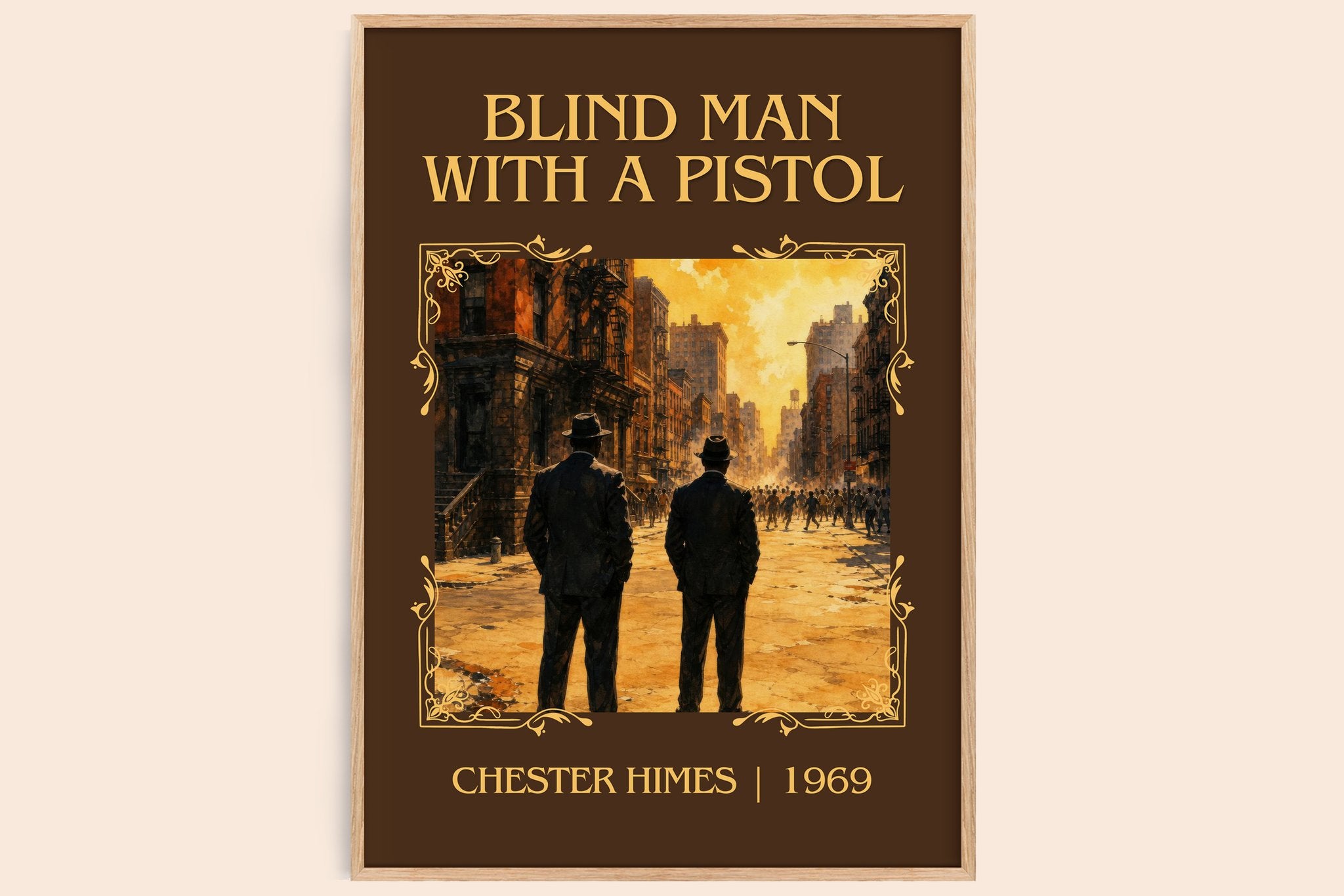 Blind Man with a Pistol Classic Book Art Print by Chester Himes