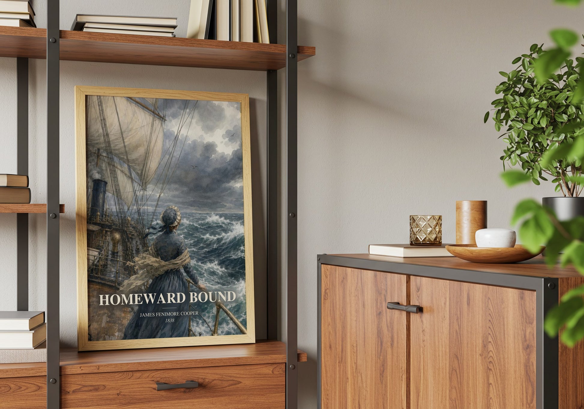 Homeward Bound book watercolour illustration paper finish options – matte satin gloss