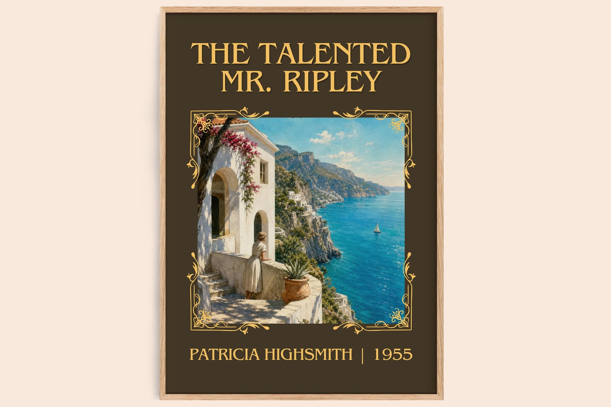 The Talented Mr. Ripley Classic Book Art Print by Patricia Highsmith