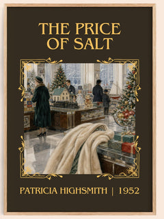 The Price of Salt Classic Book Art Print by Patricia Highsmith – book poster