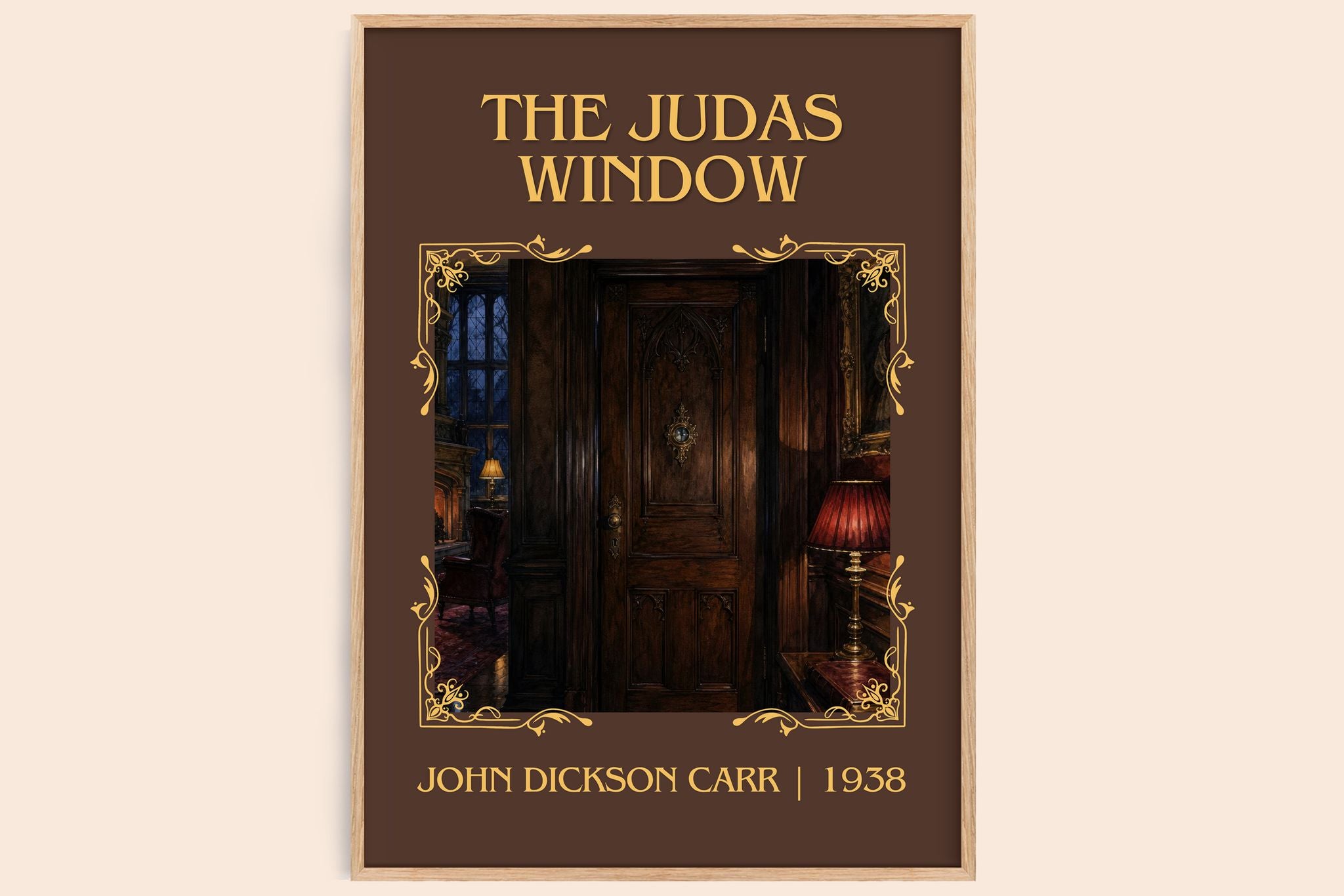The Judas Window Classic Book Art Print by John Dickson Carr
