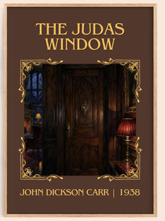 The Judas Window Classic Book Art Print by John Dickson Carr – book poster
