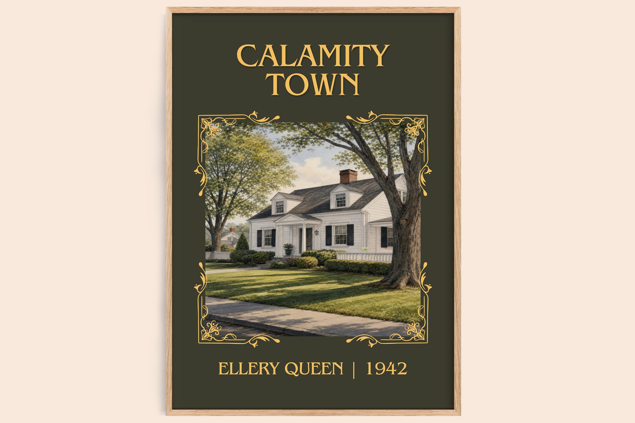 Calamity Town Classic Book Art Print by Ellery Queen