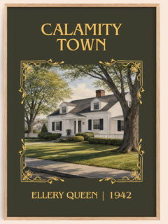 Calamity Town Classic Book Art Print by Ellery Queen – book poster