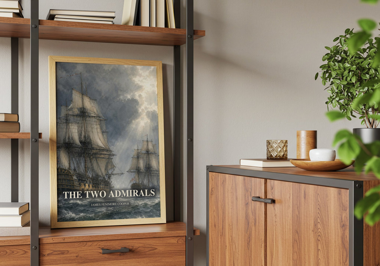 The Two Admirals book watercolour illustration paper finish options – matte satin gloss