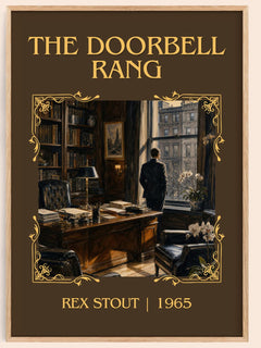 The Doorbell Rang Classic Book Art Print by Rex Stout – book poster