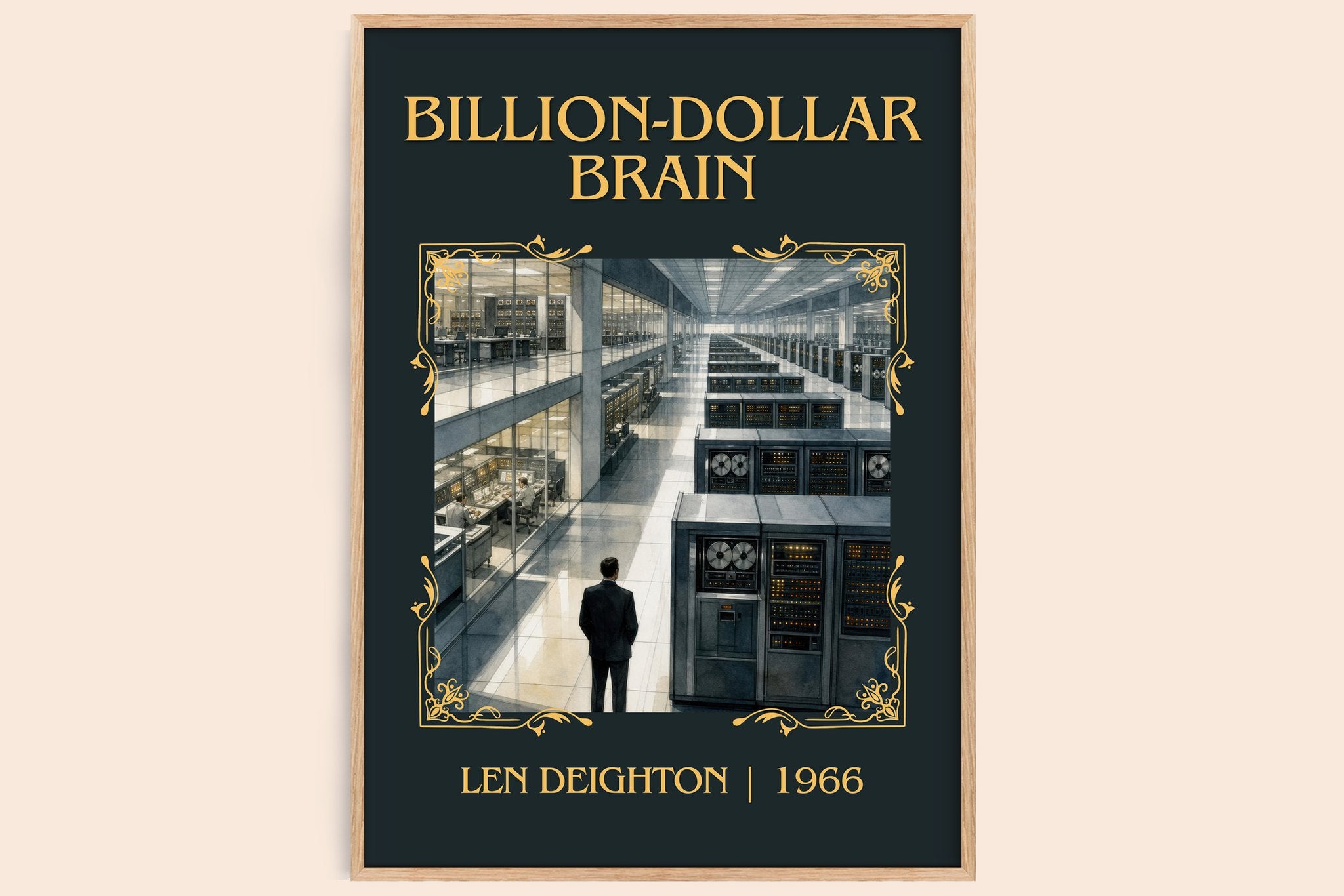 Billion-Dollar Brain Classic Book Art Print by Len Deighton