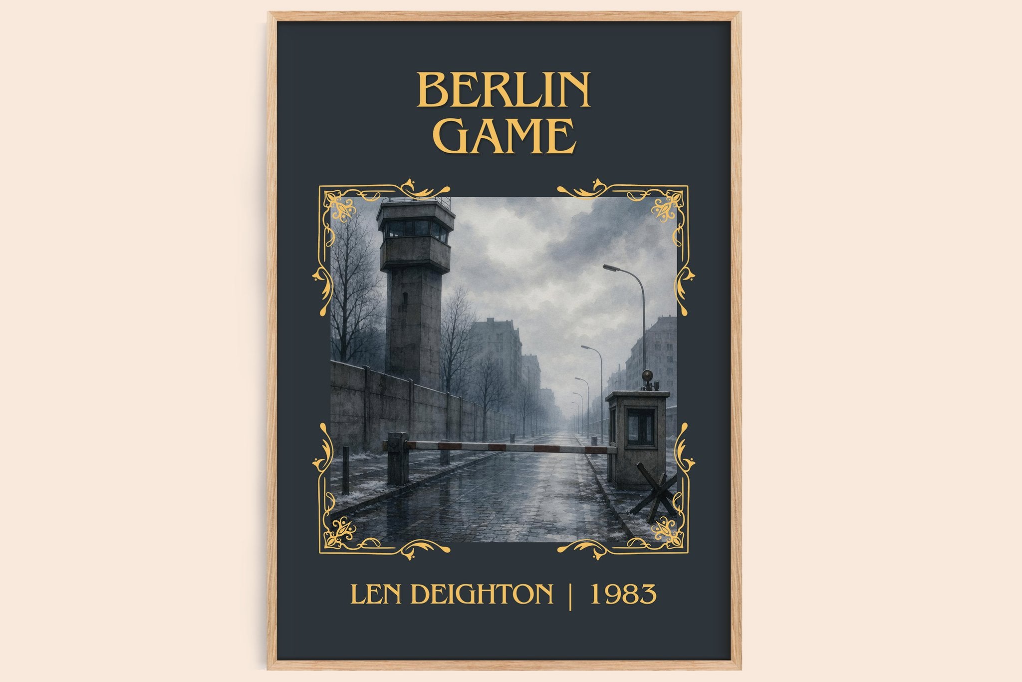 Berlin Game Classic Book Art Print by Len Deighton
