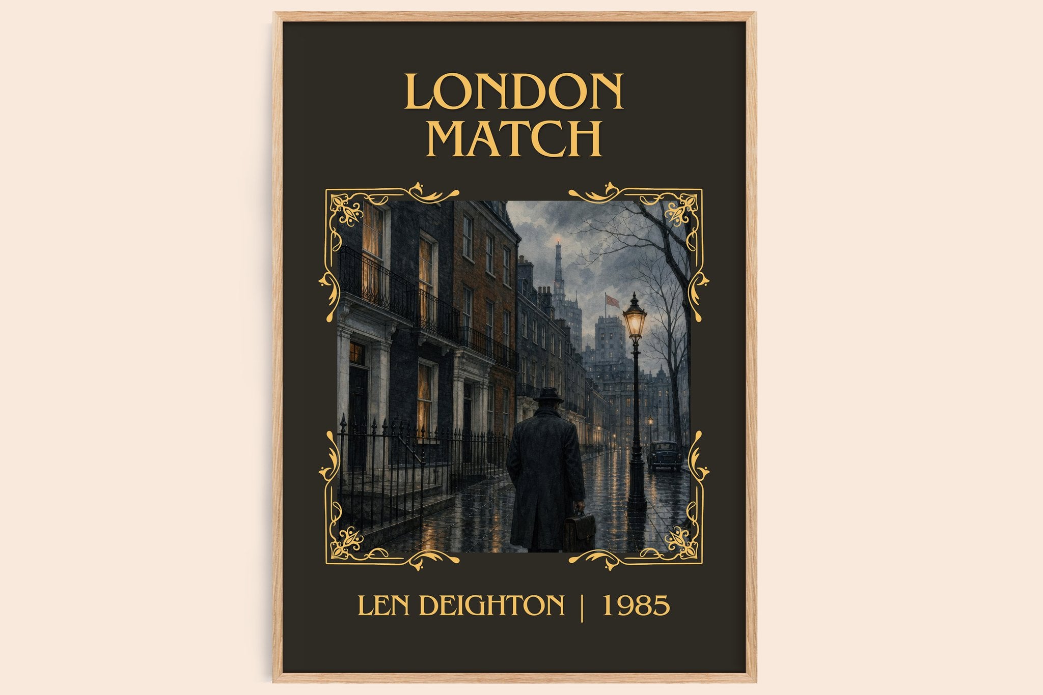 London Match Classic Book Art Print by Len Deighton