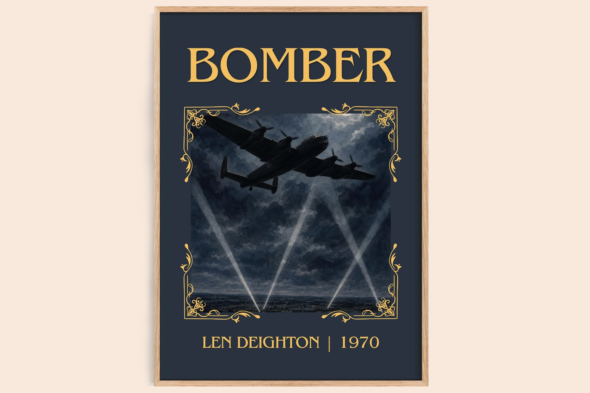 Bomber Classic Book Art Print by Len Deighton