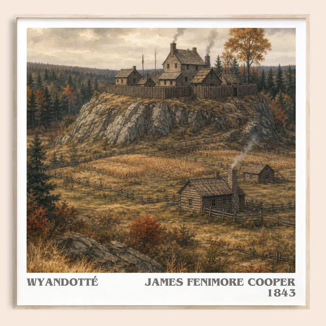Wyandotté Literary Art Print by James Fenimore Cooper