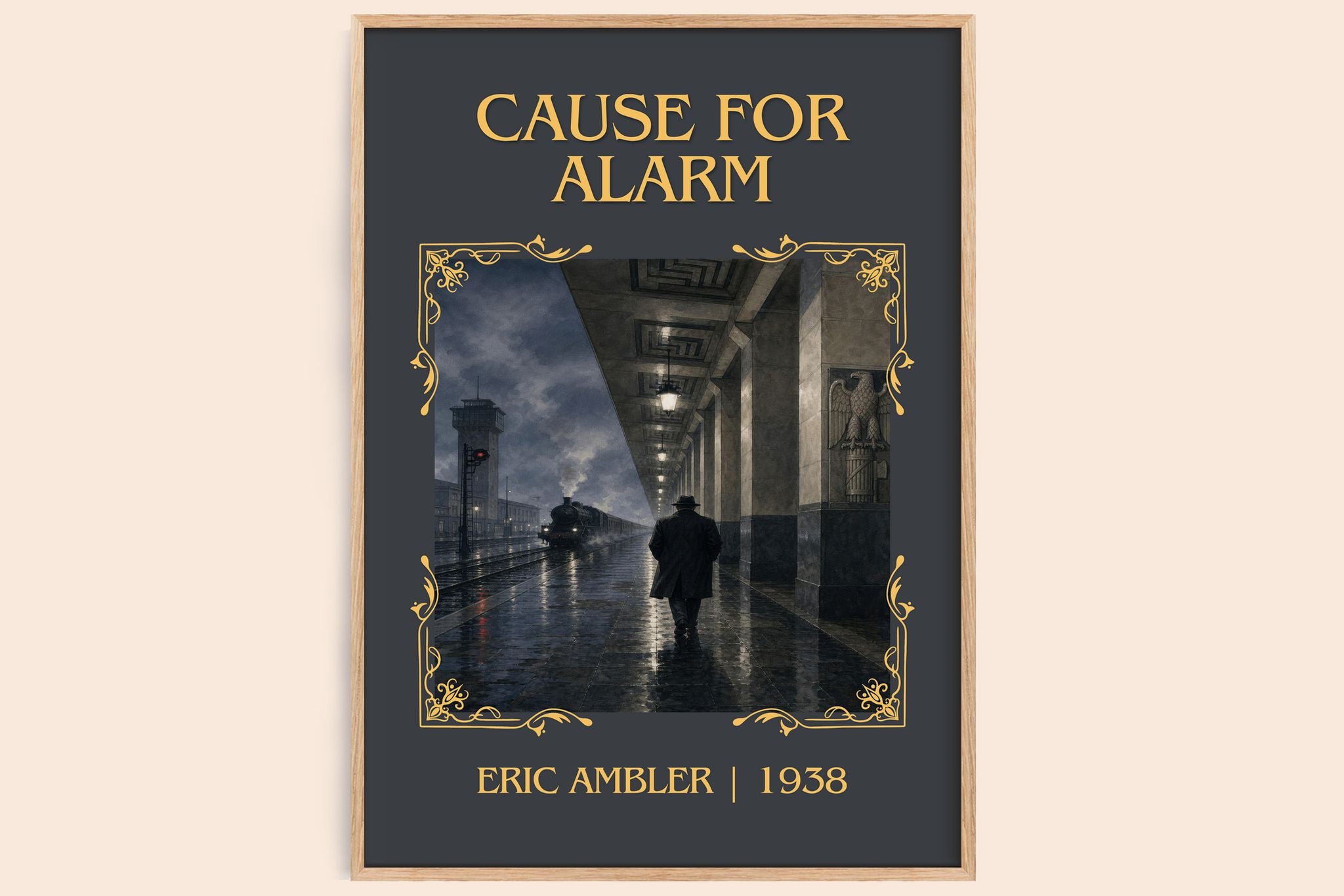 Cause for Alarm Classic Book Art Print by Eric Ambler