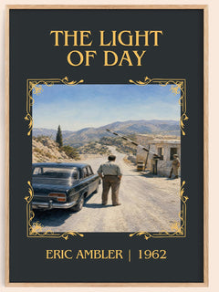 The Light of Day Classic Book Art Print by Eric Ambler – book poster