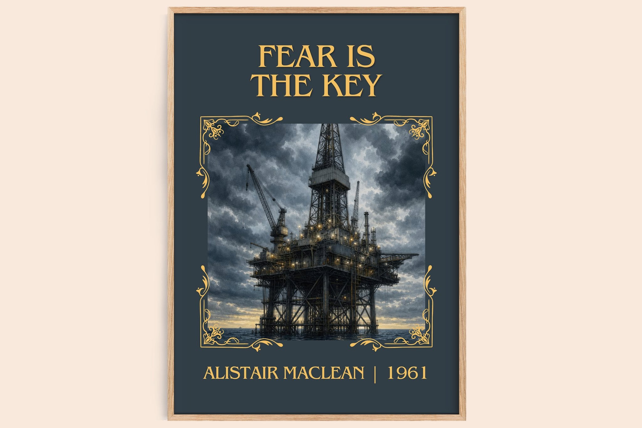Fear Is the Key Classic Book Art Print by Alistair MacLean
