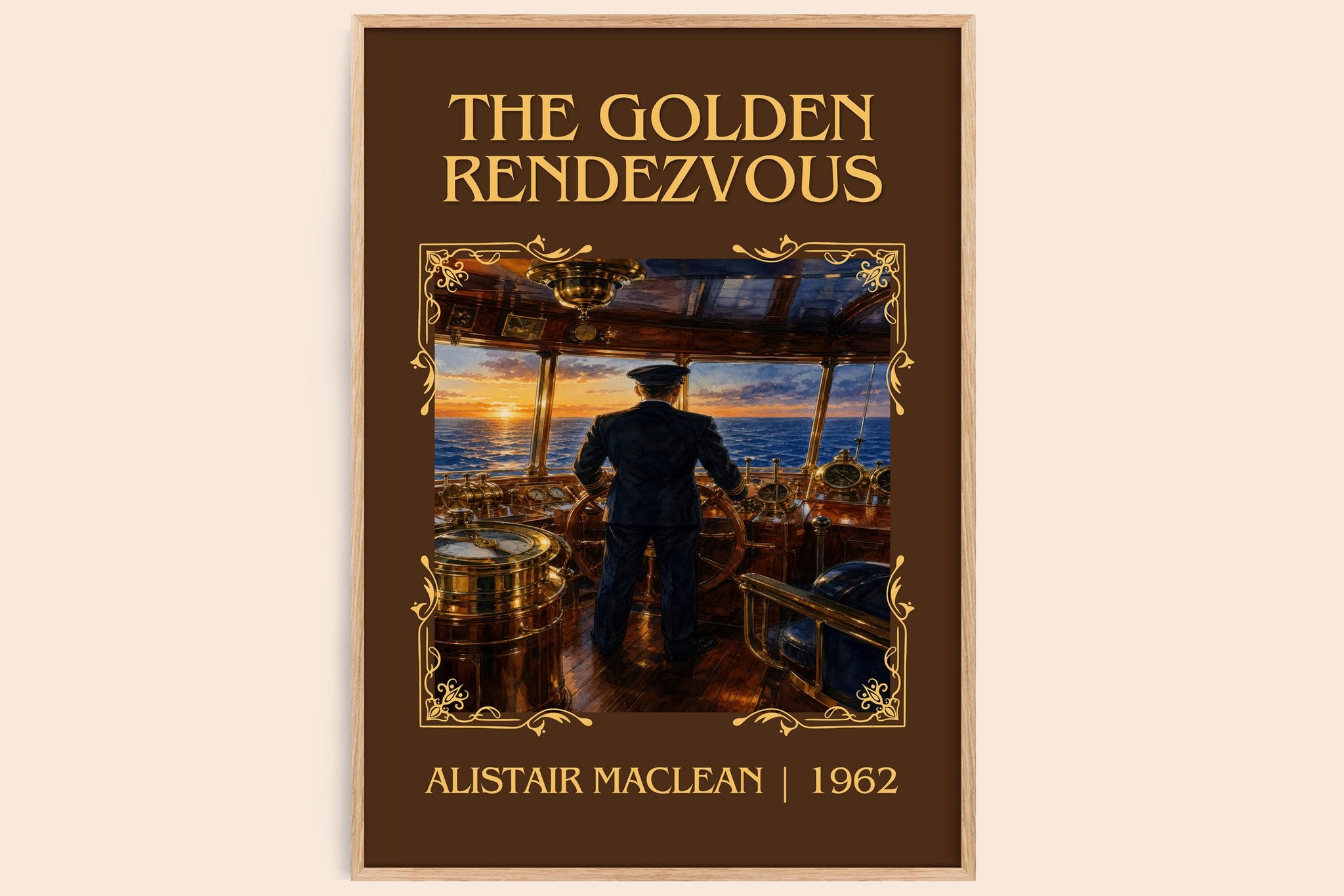 The Golden Rendezvous Classic Book Art Print by Alistair MacLean