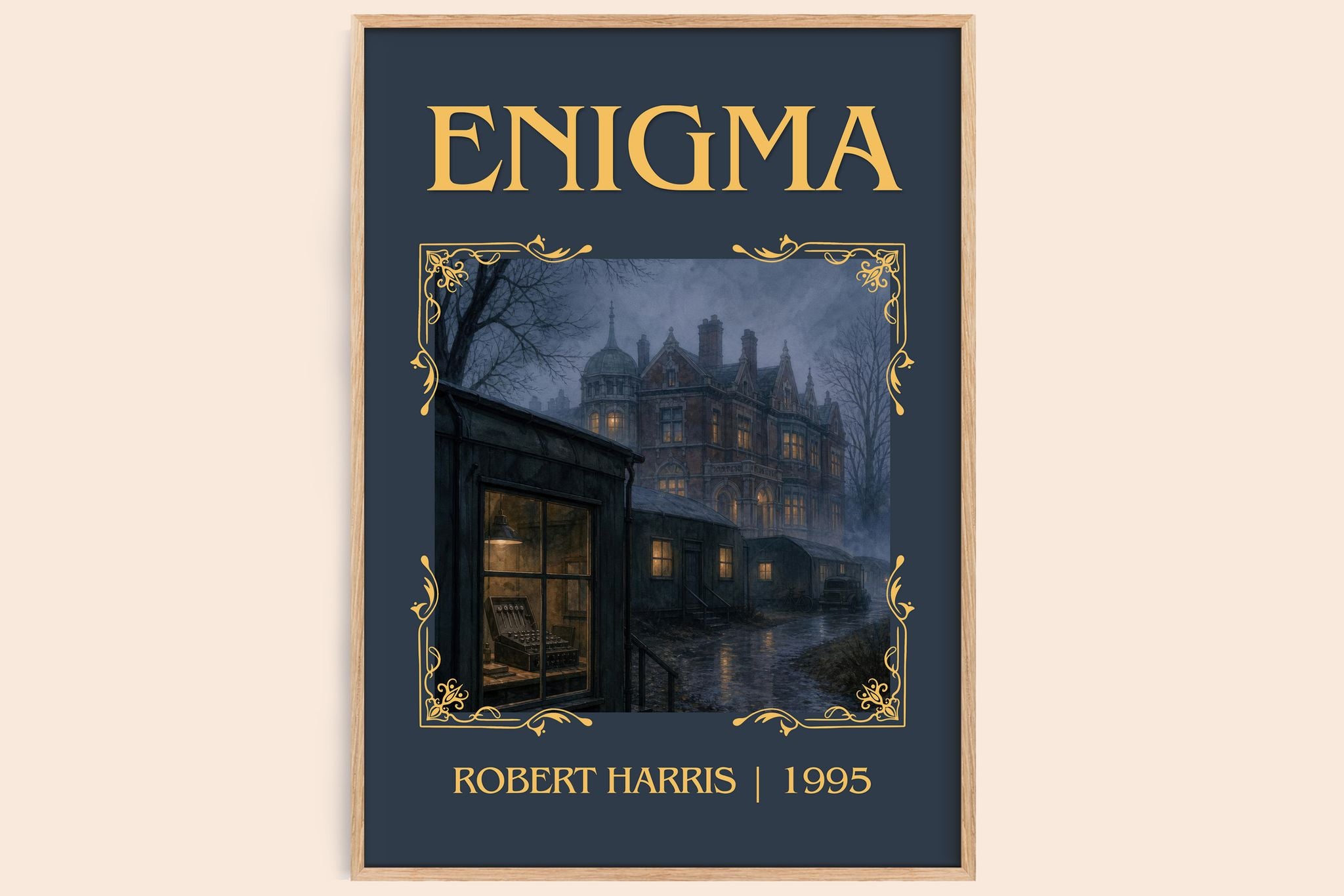 Enigma Classic Book Art Print by Robert Harris