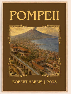 Pompeii Classic Book Art Print by Robert Harris – book poster