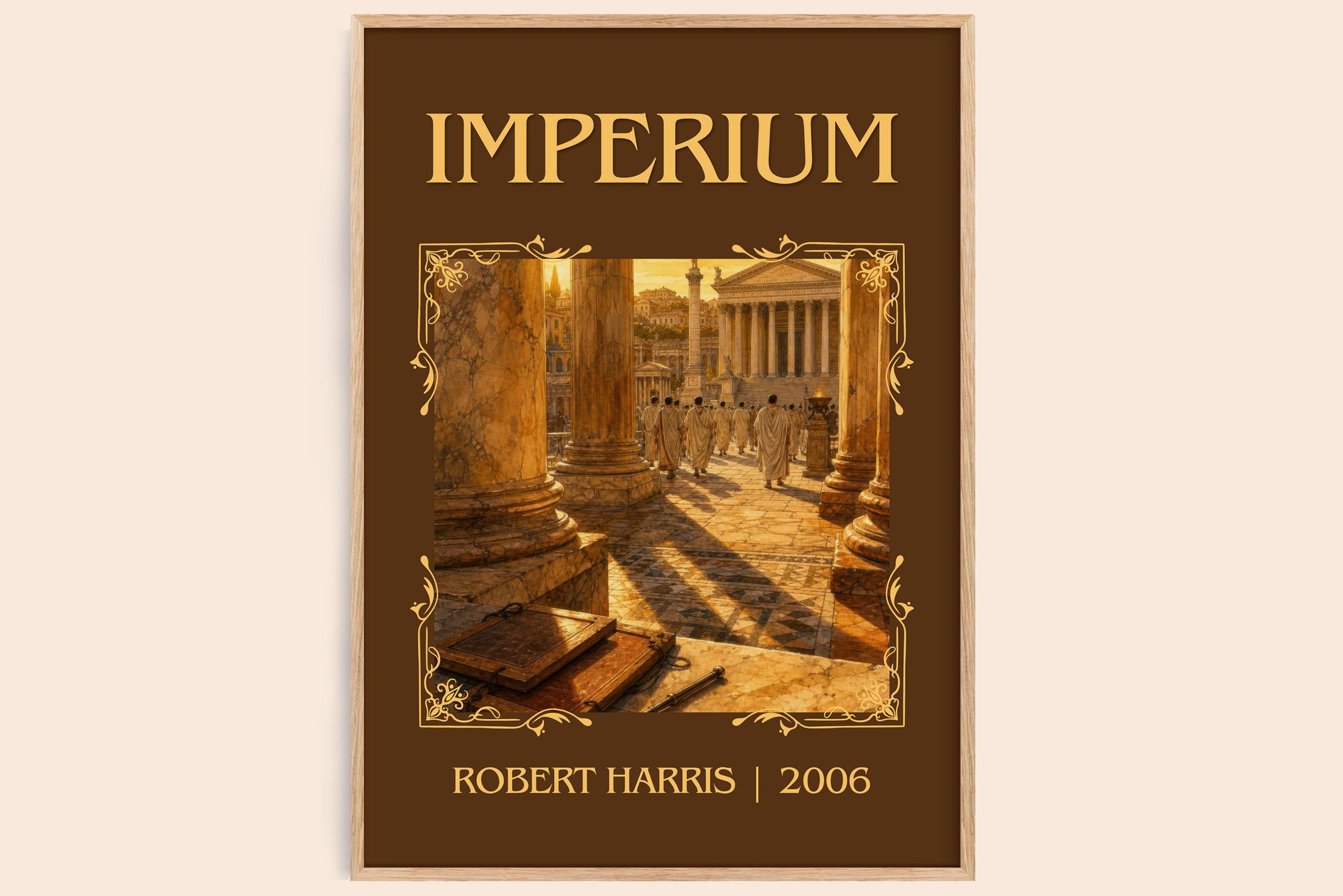 Imperium Classic Book Art Print by Robert Harris
