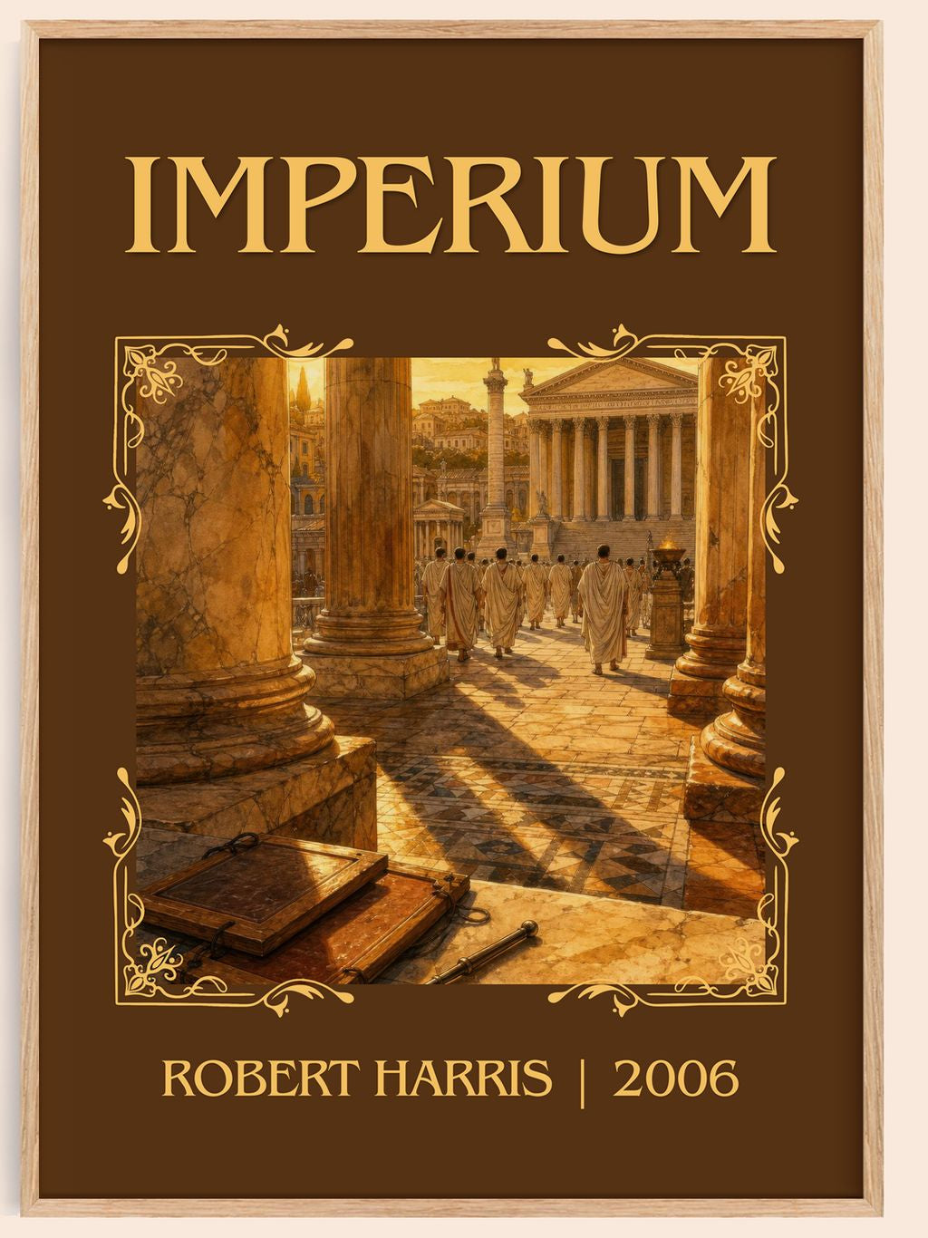 Imperium Classic Book Art Print by Robert Harris – book poster