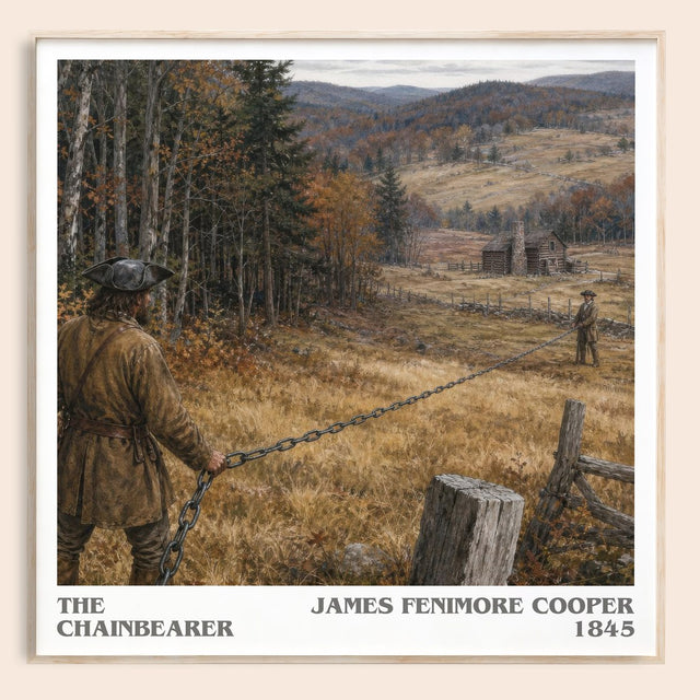 The Chainbearer Literary Art Print by James Fenimore Cooper
