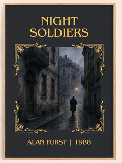 Night Soldiers Classic Book Art Print by Alan Furst – book poster