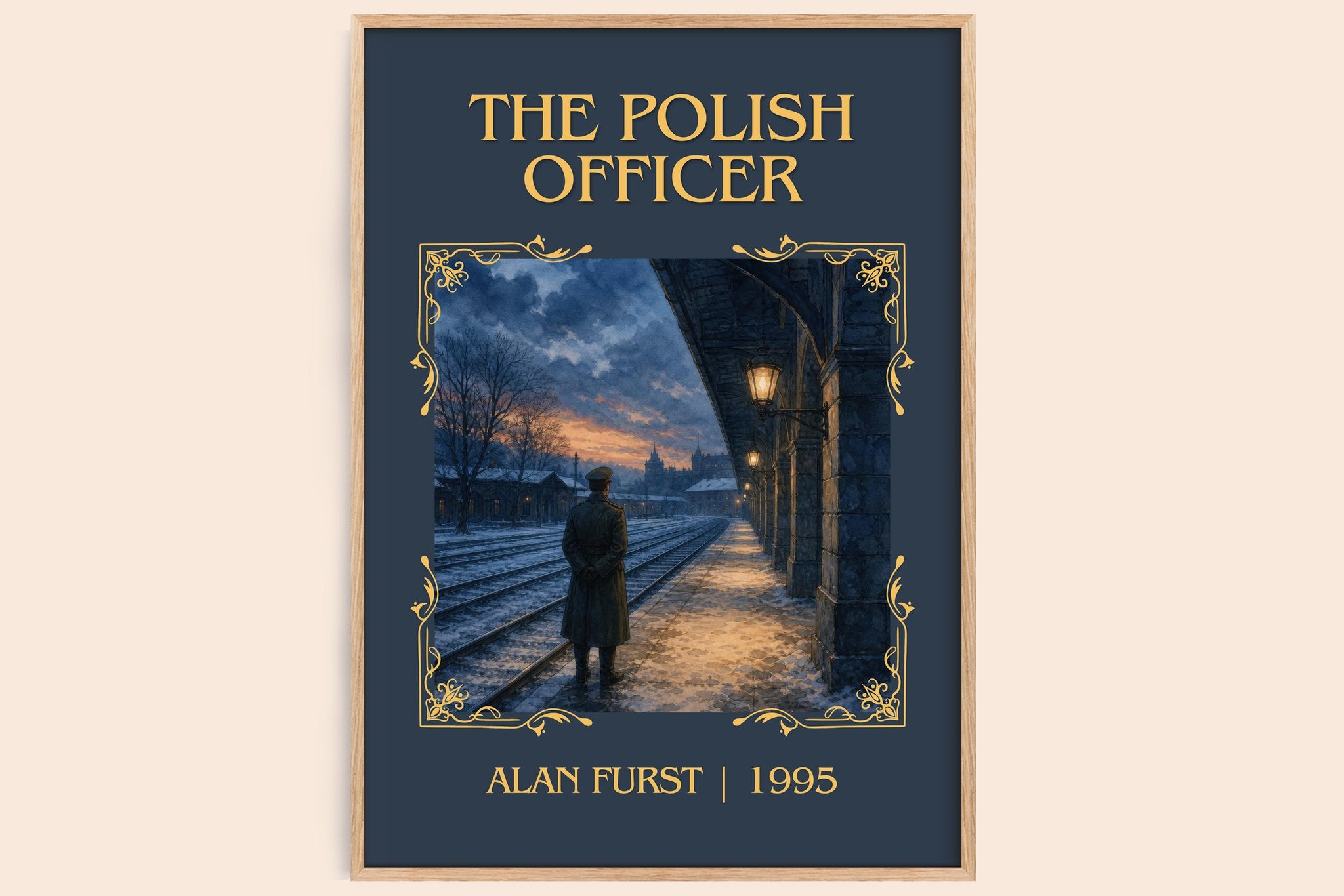 The Polish Officer Classic Book Art Print by Alan Furst