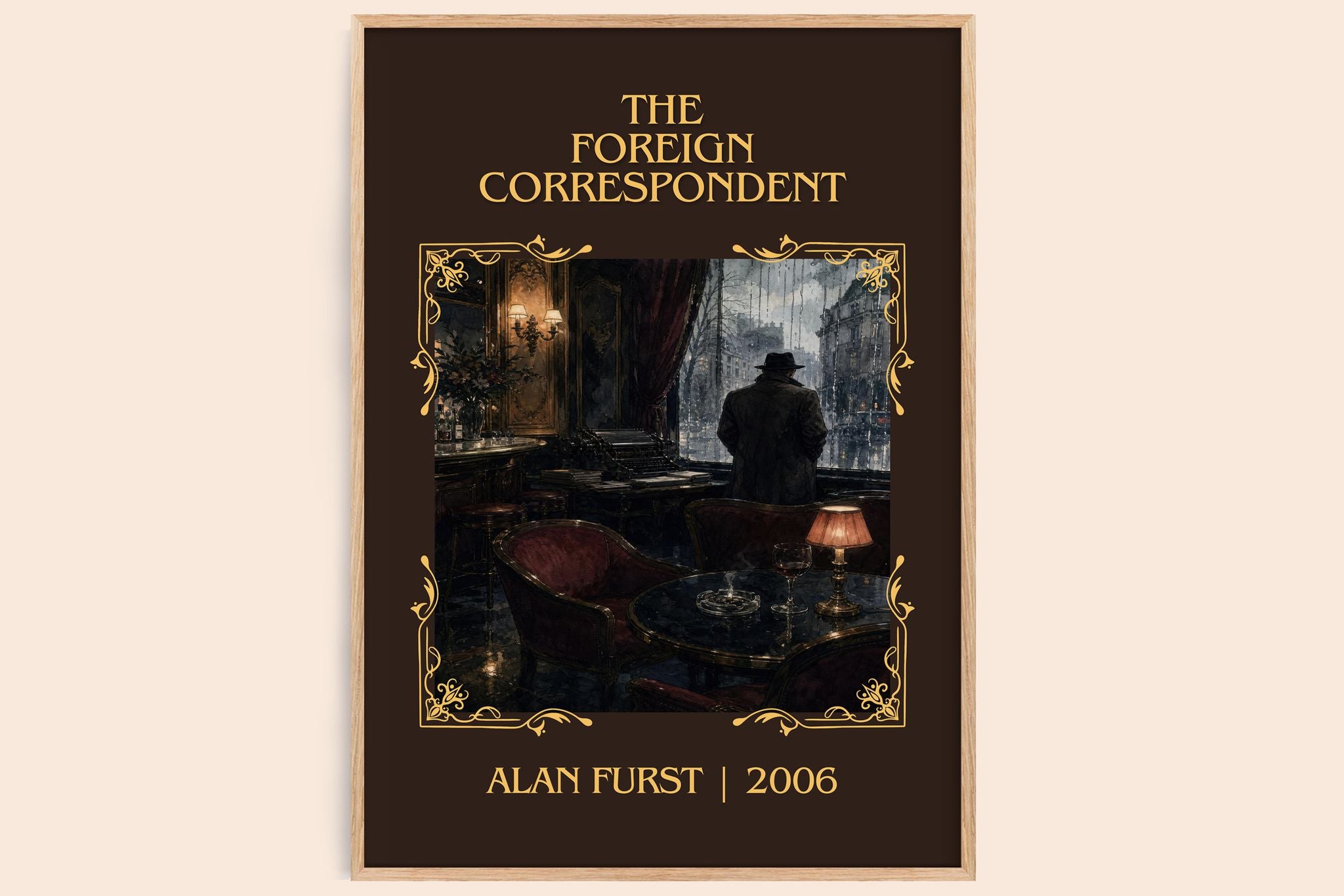 The Foreign Correspondent Classic Book Art Print by Alan Furst