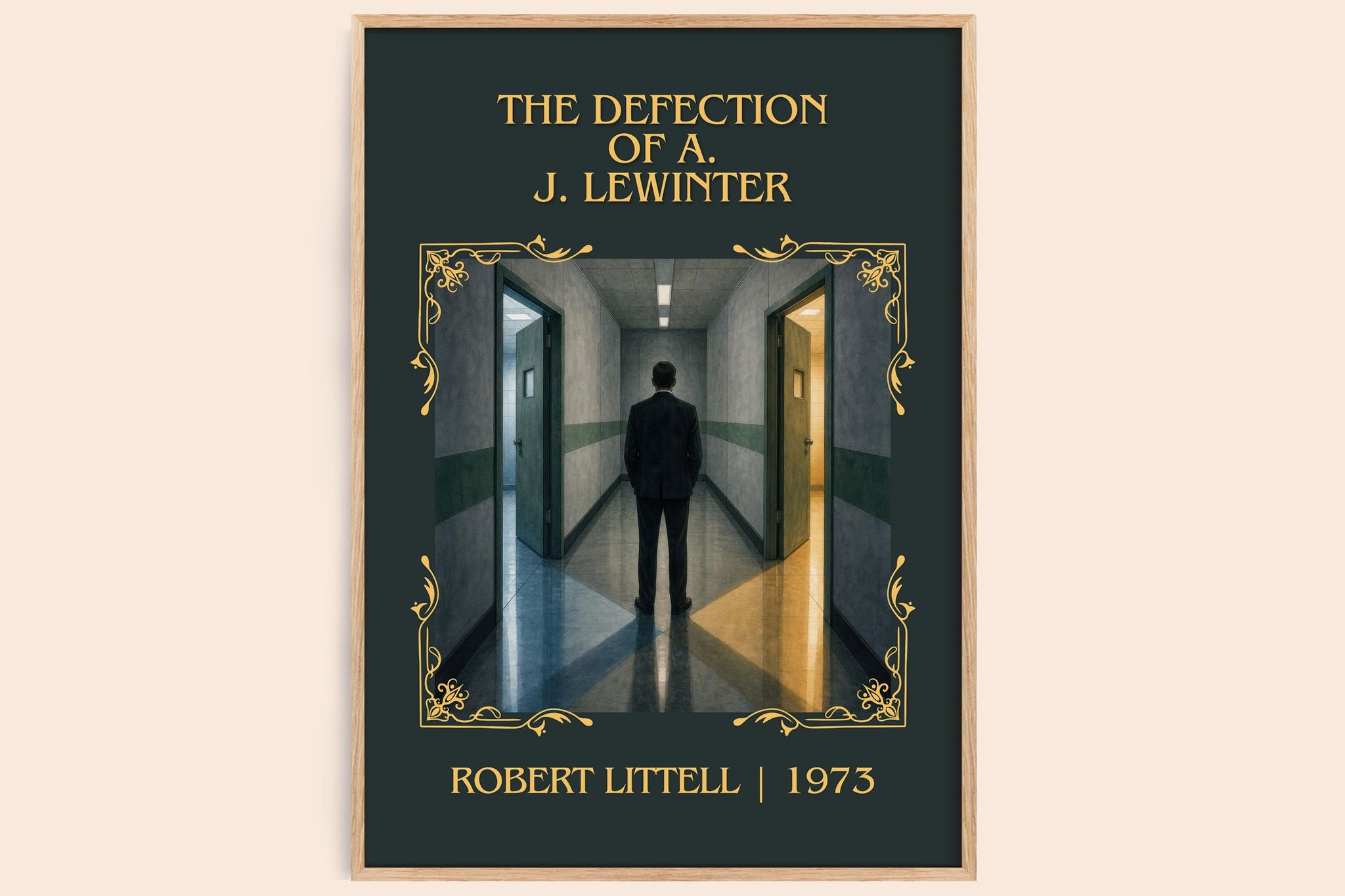 Defection of A. J. Lewinter Classic Book Art Print by Robert Littell