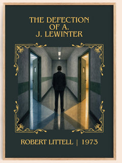 Defection of A. J. Lewinter Classic Book Art Print by Robert Littell – book poster