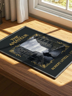 The Amateur Classic Book Art Print by Robert Littell – print on a sunlit desk